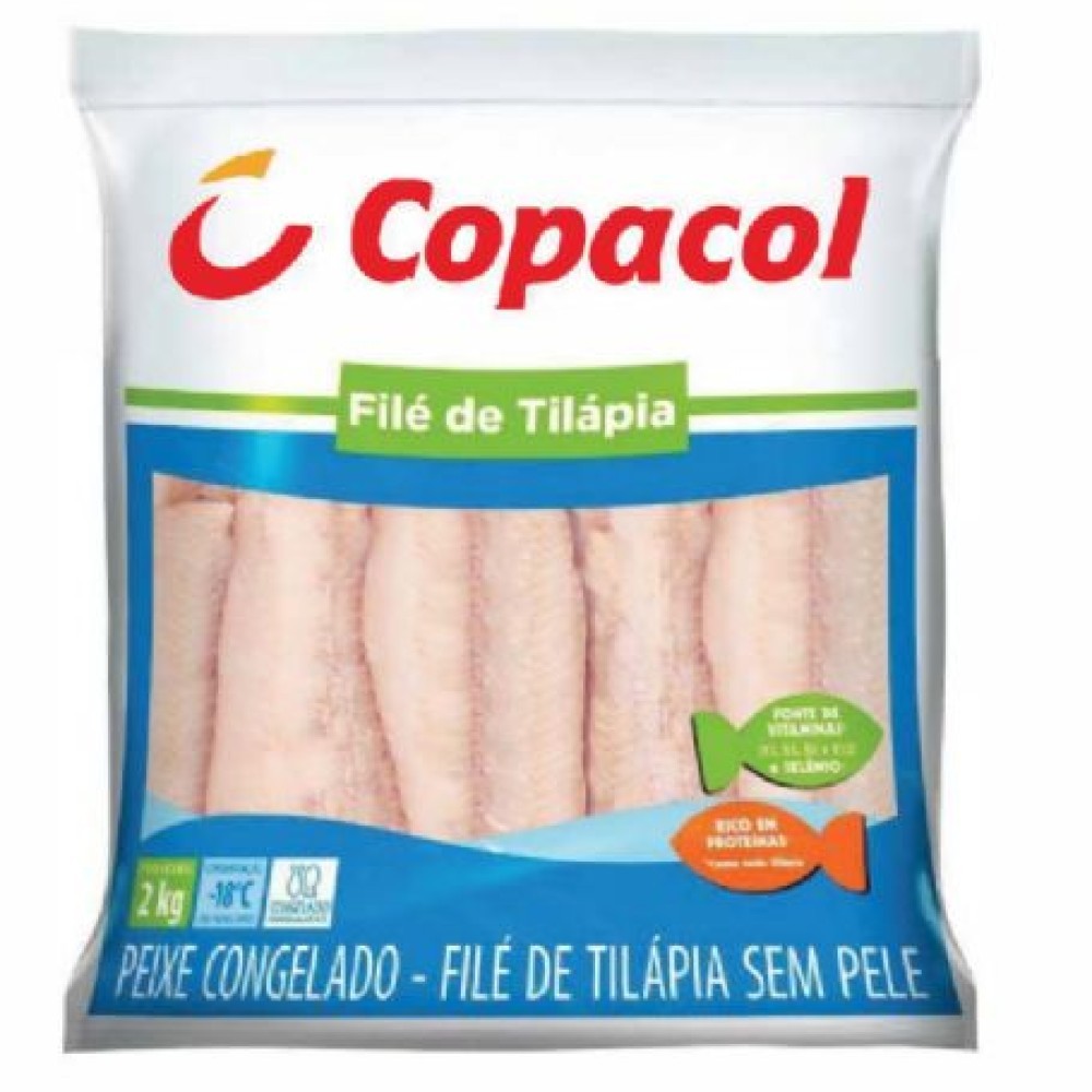 Copacol Frozen Skinless Tilapia Fillet