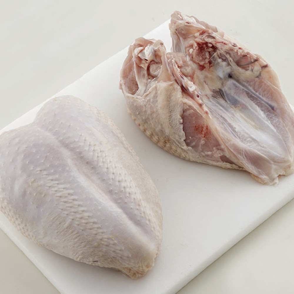 HALAL Chicken Breast Bone-In Skin-On